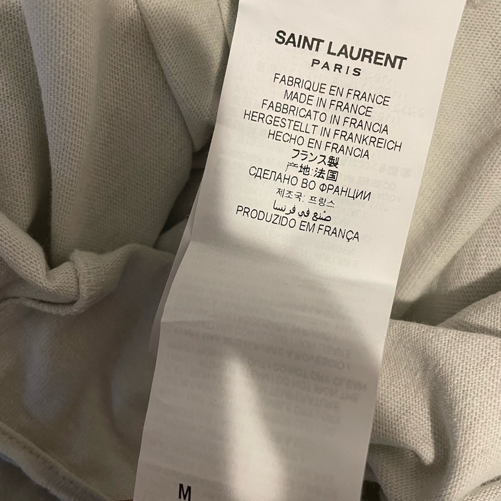 Saint Laurent logo Rive Gauche paint- Authentic - Picture 3 of 7